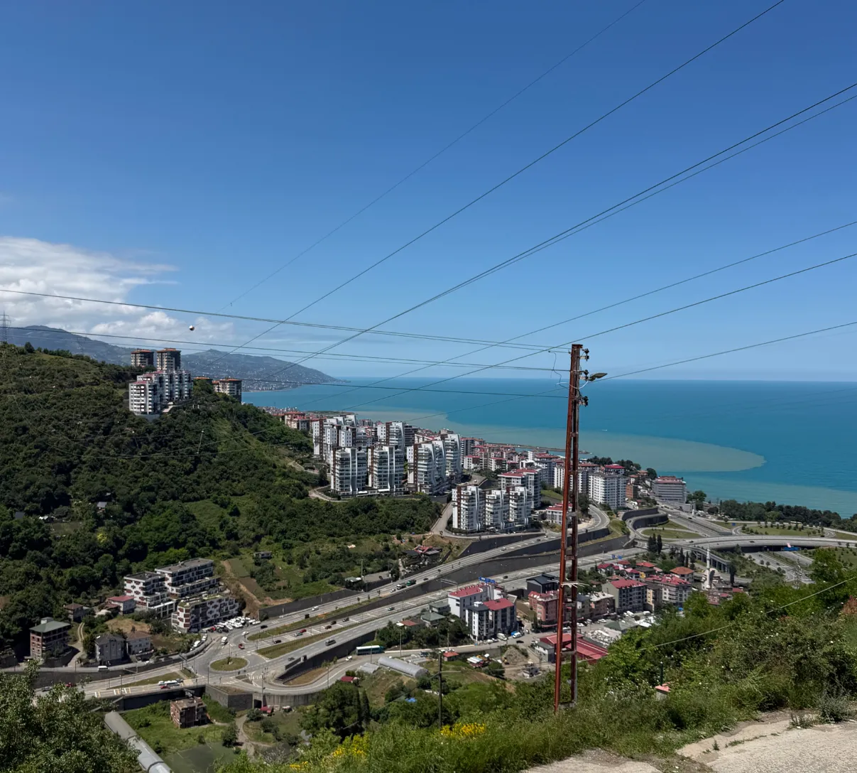 Trabzon deniz manzaralı bungalov taş ev